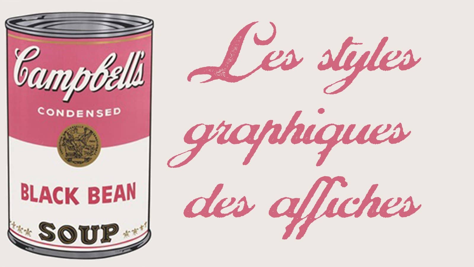 Les styles graphiques des affiches contemporaines