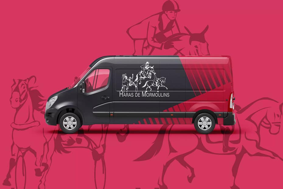 illustration vectorielle haras